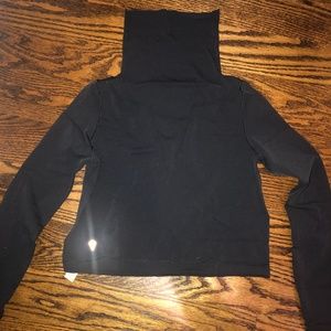 Ivivva Cropped Black Turtleneck long sleeve